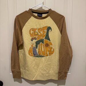 Patagonia Kids' Long-Sleeved Sweatshirt Graphic Close to Nature Size L